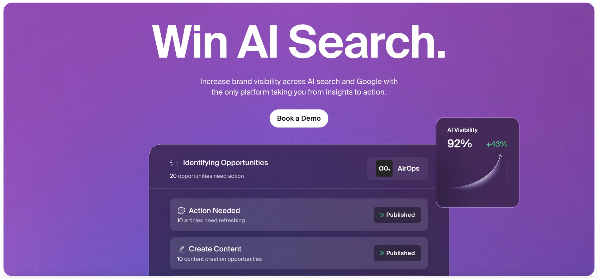 win AI search