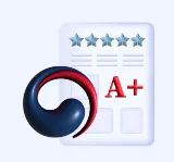 A+ 등급을 받은 회사가 조달청에 참여하는 이미지