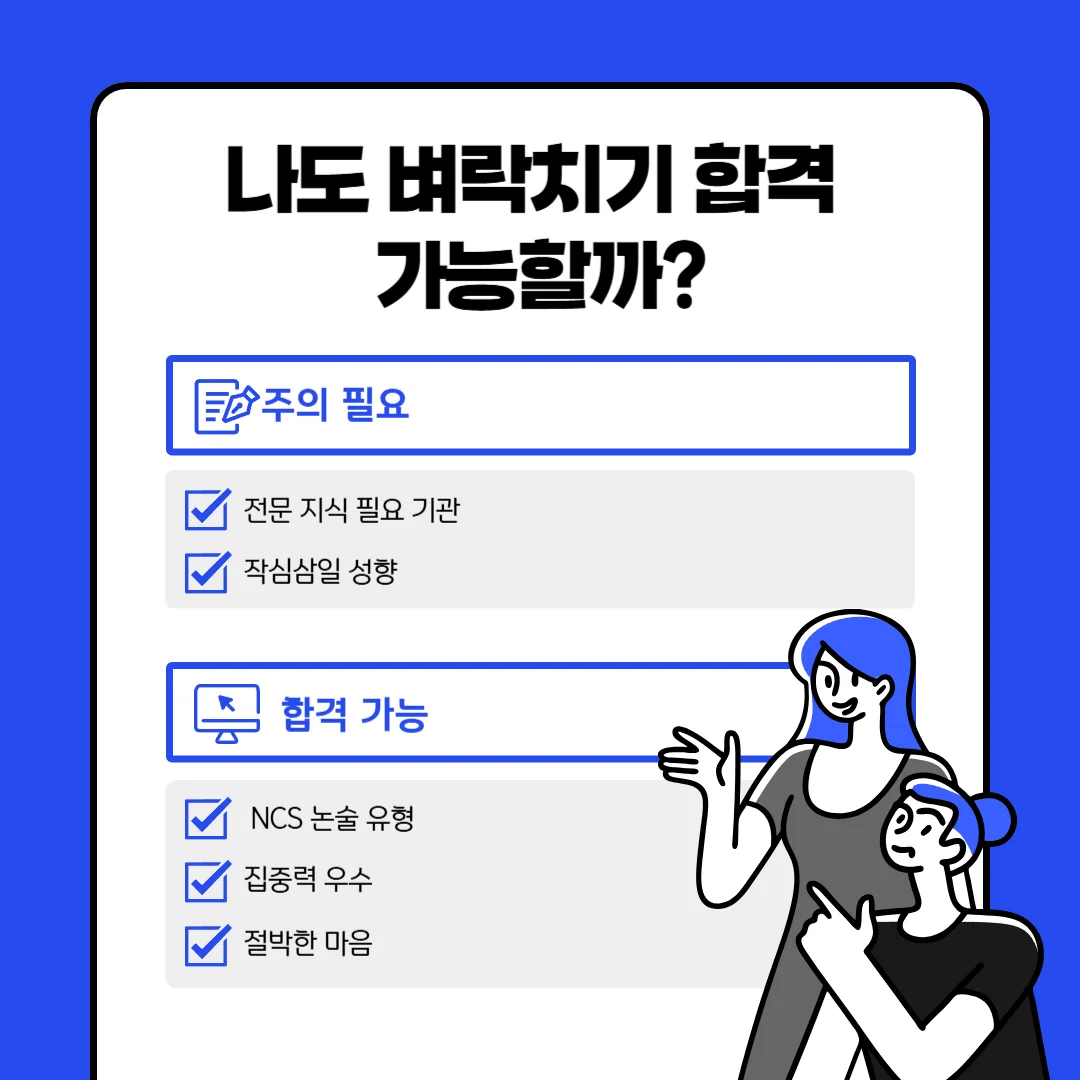 "공기업 논술 벼락치기 합격 가능 여부 체크리스트"
