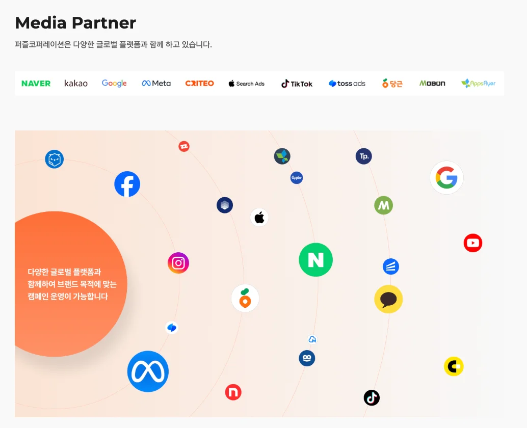 미디어믹스 풀퍼널 마케팅 에이전시 대행사 퍼즐코퍼레이션