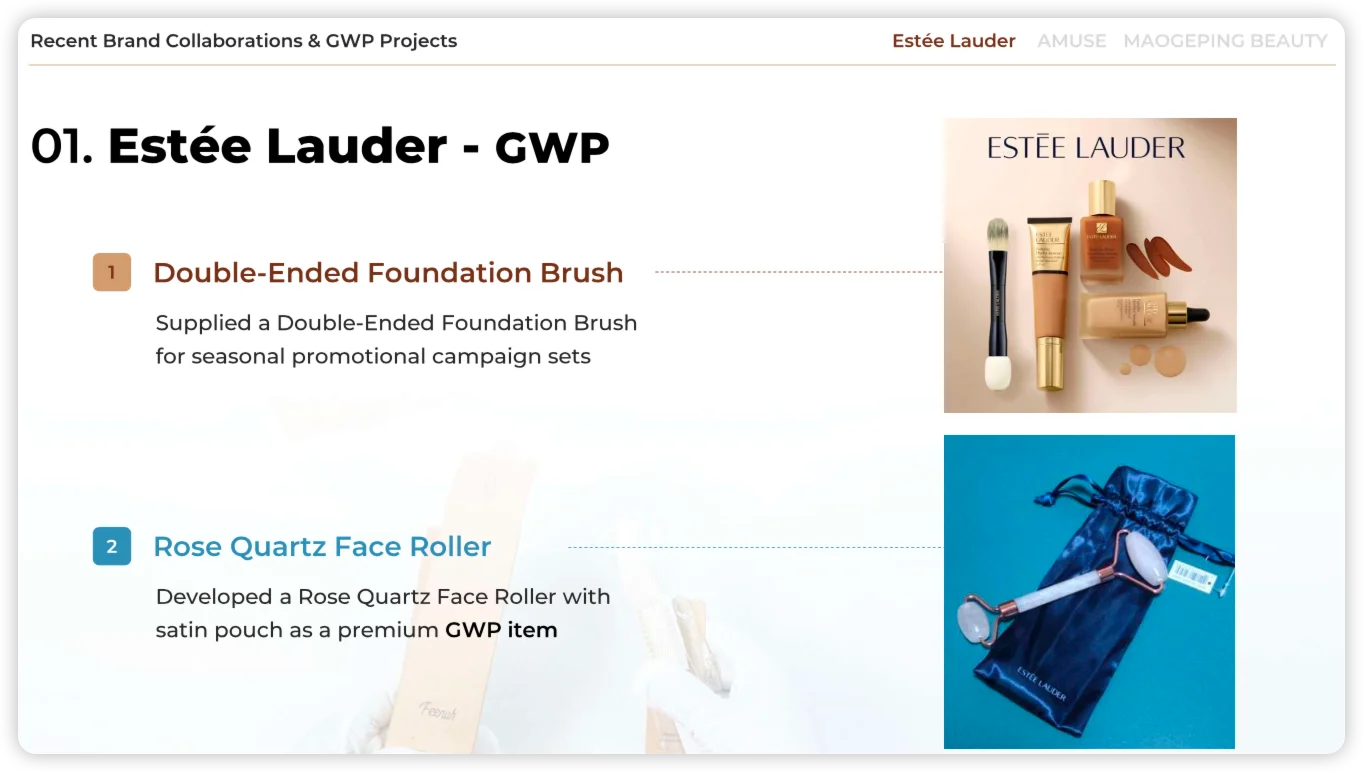 GWP Reference for Global Beauty Brand - Estee Lauder