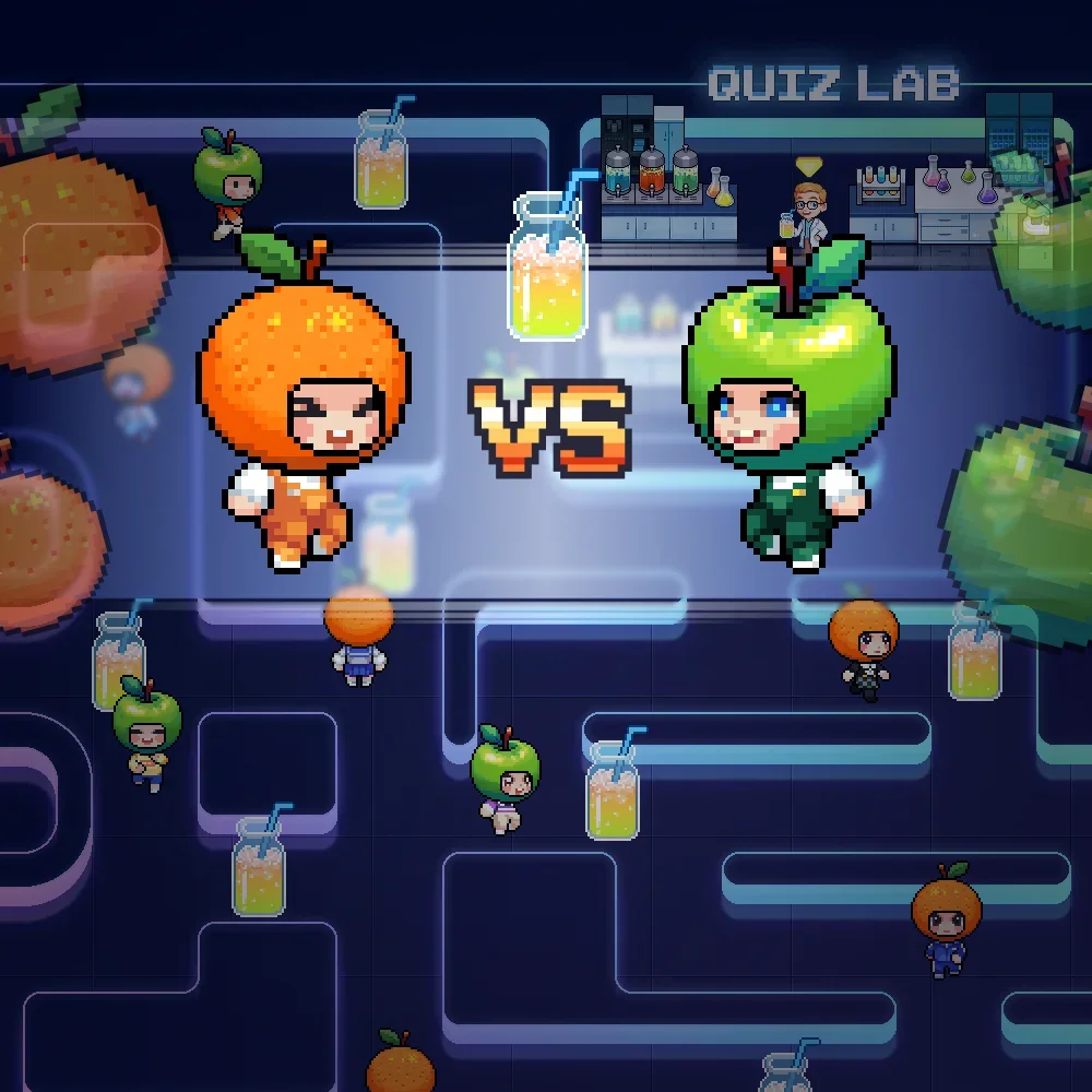 젭 퀴즈 신규 팀전 맵 과일맨 맵 이미지