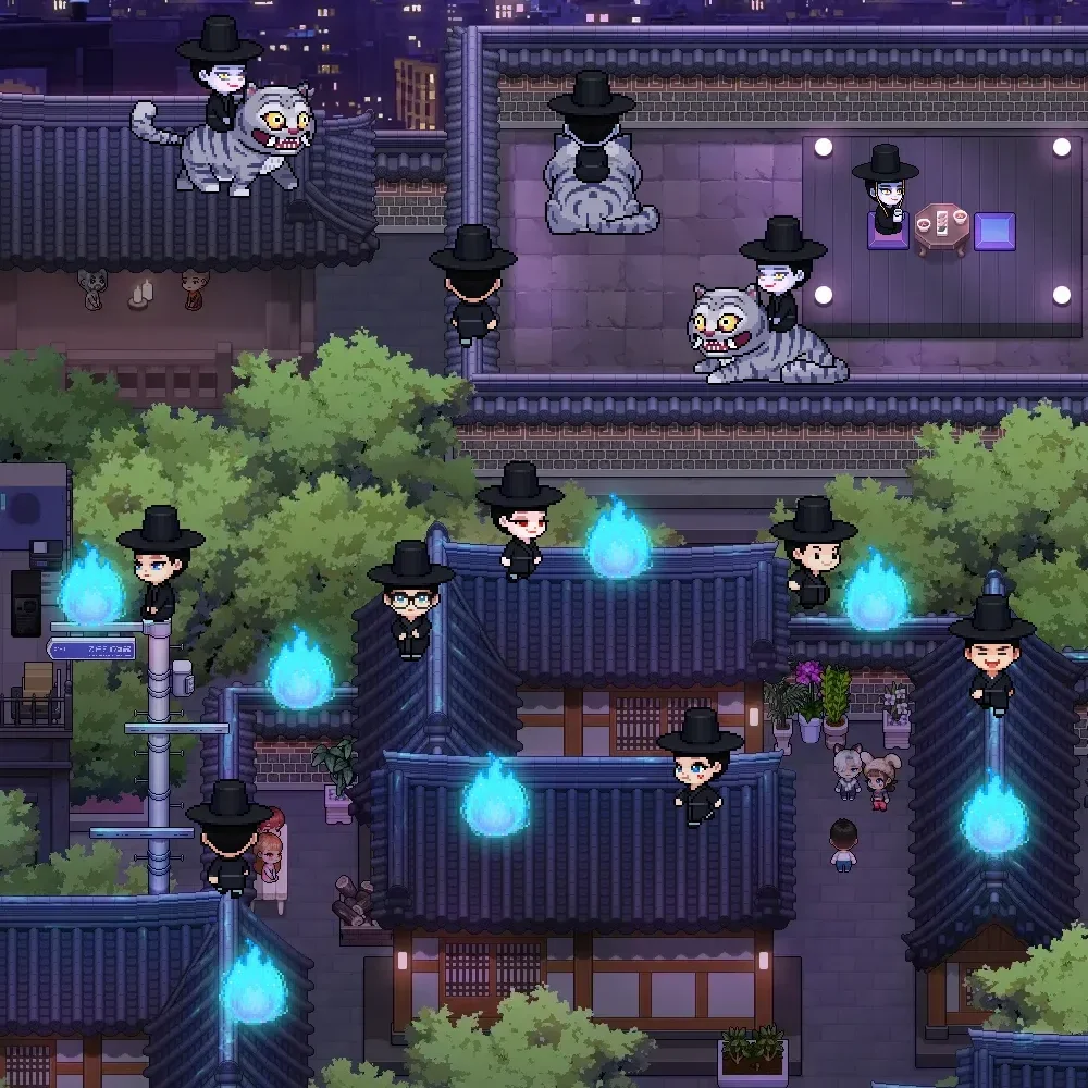 젭 퀴즈 저승사자 도깨비불 호랑이 맵