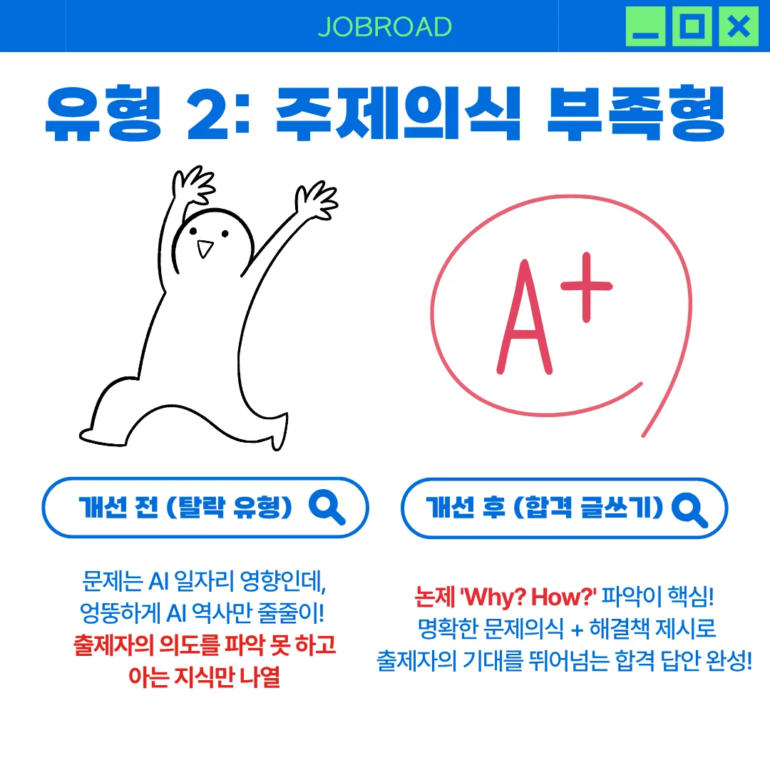 공기업 논술 탈락 