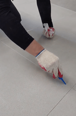 줄눈 시공 현장