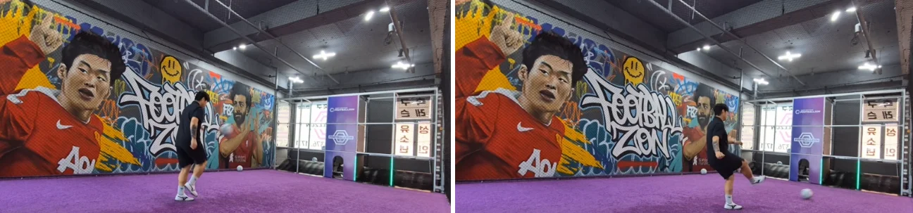 풋볼존 패스훈련