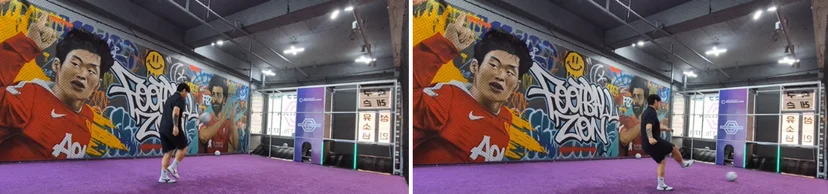 풋볼존 패스훈련