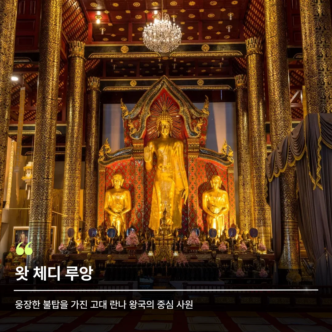 왓 체디 루앙, 태국 사원, 치앙마이 사원