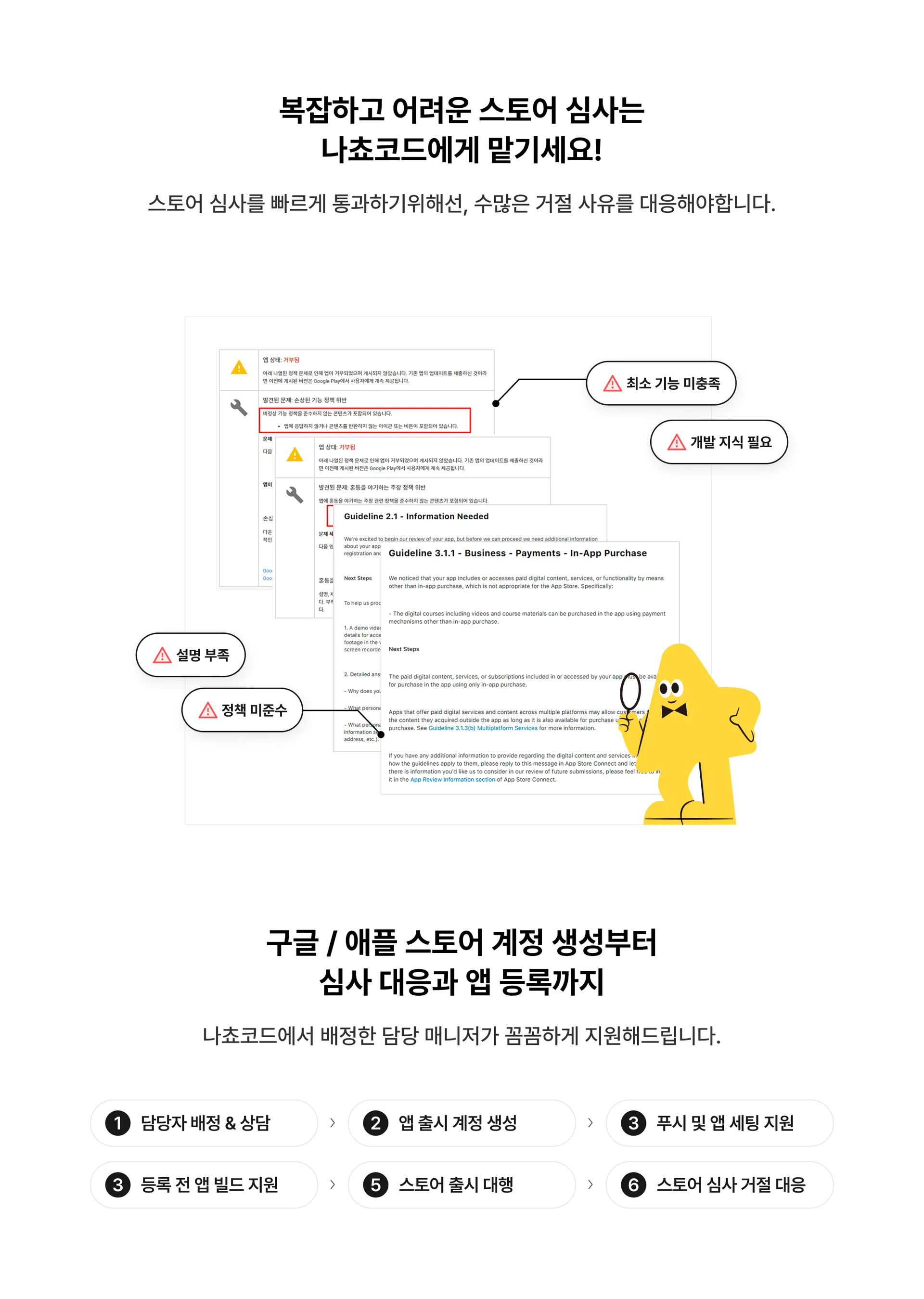 나쵸코드 출시 대행