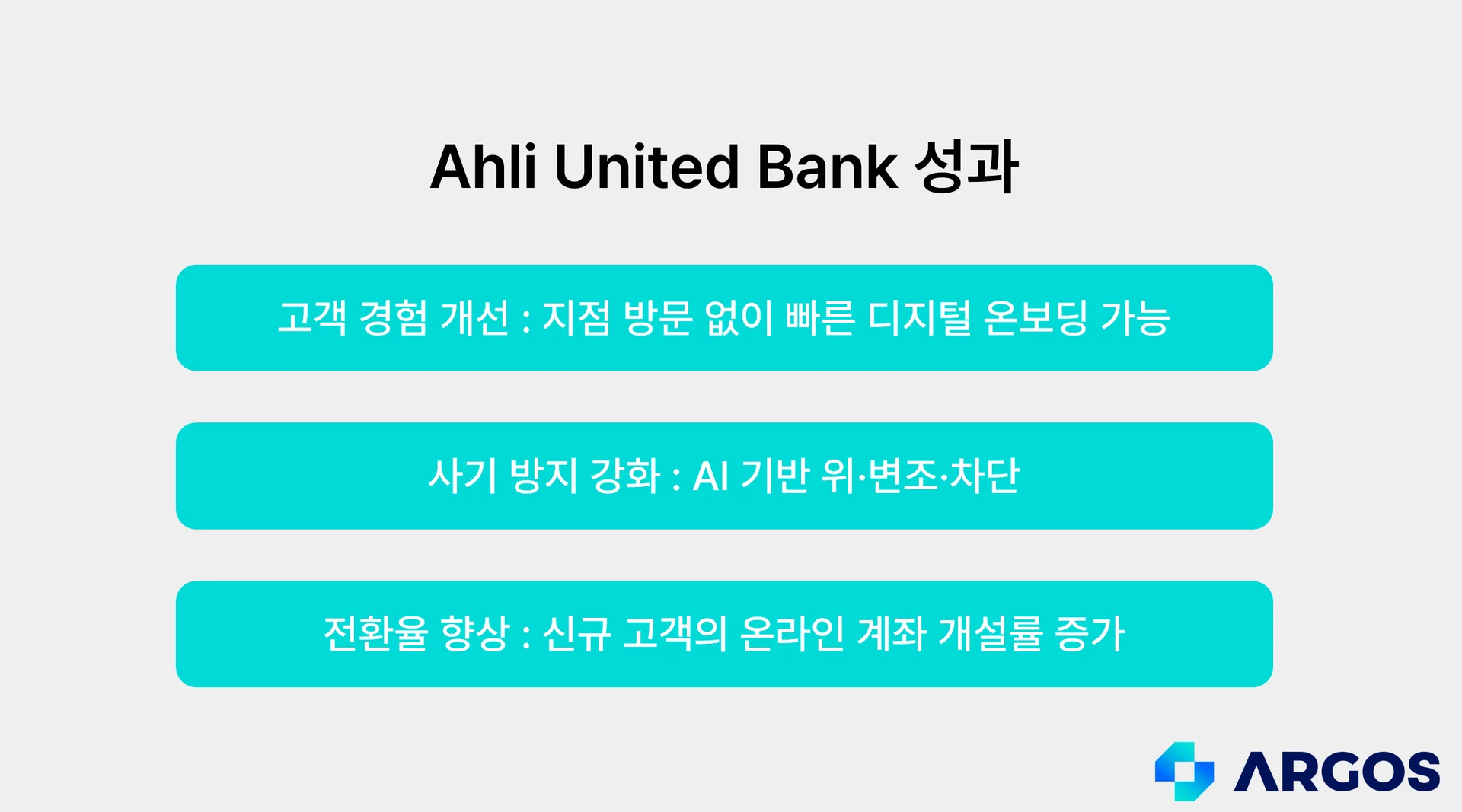 1. 중동 – Ahli United Bank (AUB) 사례 