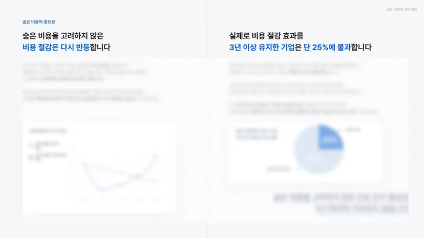 비용 절감
