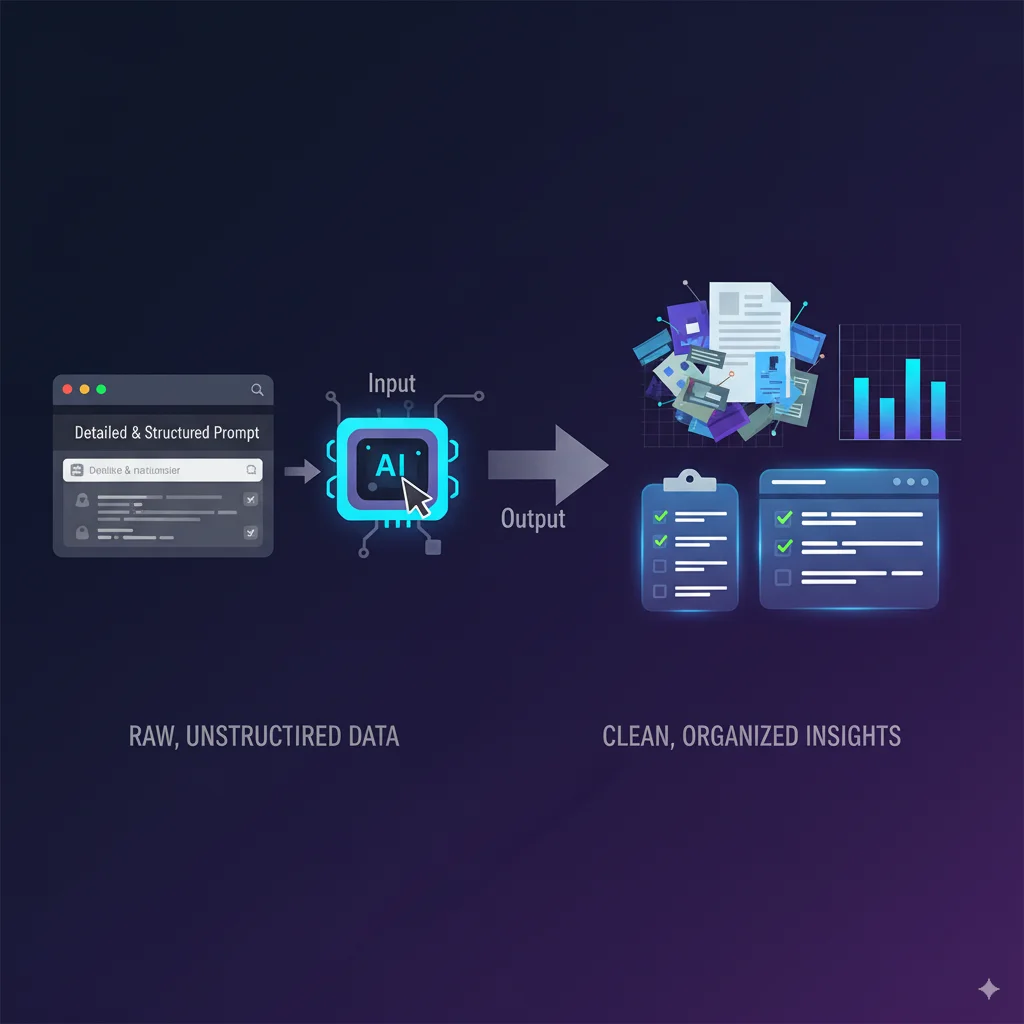 구체적인 AI 프롬프트를 통한 정보 구조화