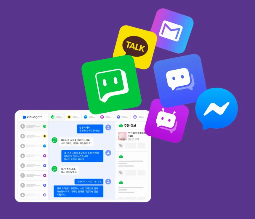 채팅솔루션, 클라우드게이트