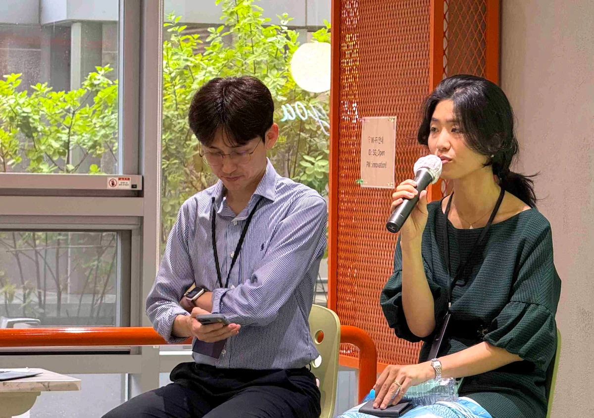 답변 중인 문우리 연사님