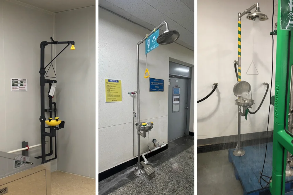 현장 유형별 설계 포인트: 작업대 인접, 층별 설치, 동파 방지, 전기실 차폐·금지 가이드