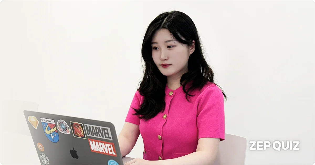 ZEP QUIZ 프로덕트 디자인 파트장 이주현님₩