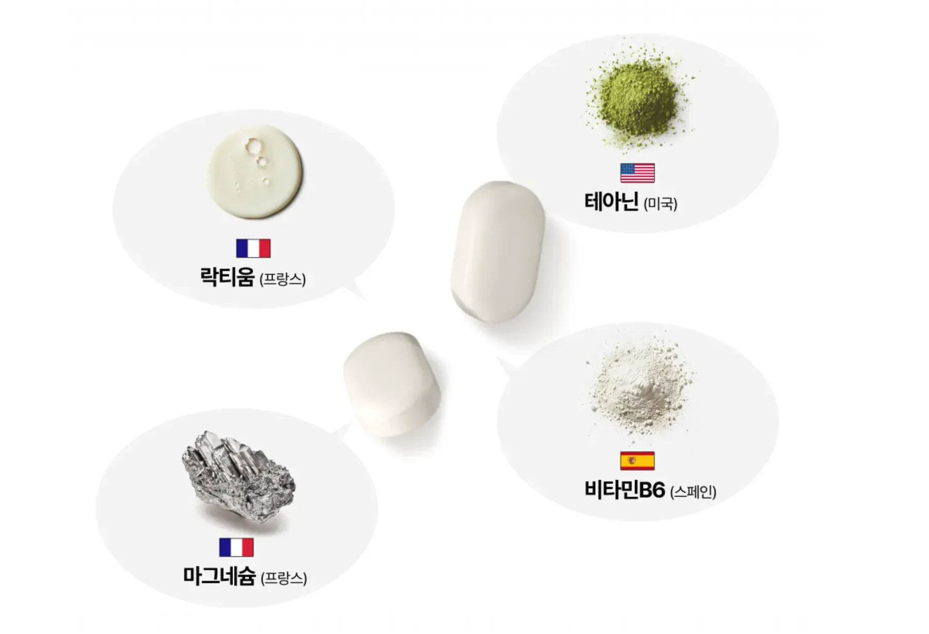 락티움 테아닌 기반 수면 영양제 성분