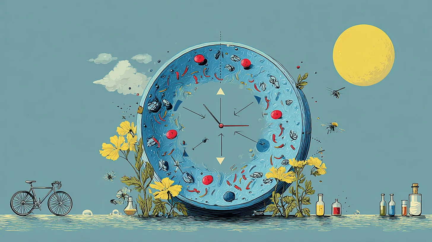 NAD⁺ 순환 구조와 NMN의 세포 에너지 역할을 나타낸 다이어그램