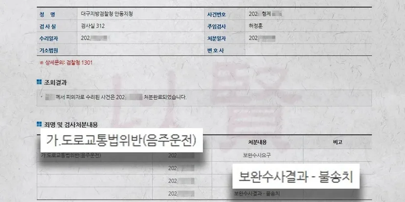 법무법인 이현, 허위 음주운전신고 무혐의 받은 사례