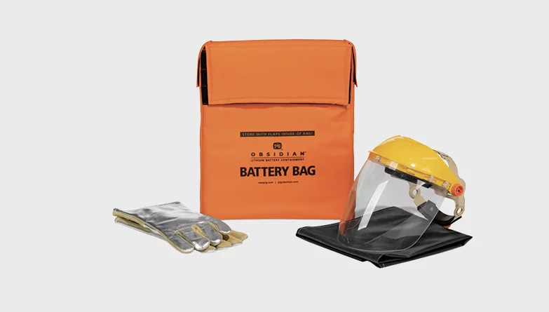 FAA 인증 리튬화재 격리백 BAT320 제품 전체 이미지