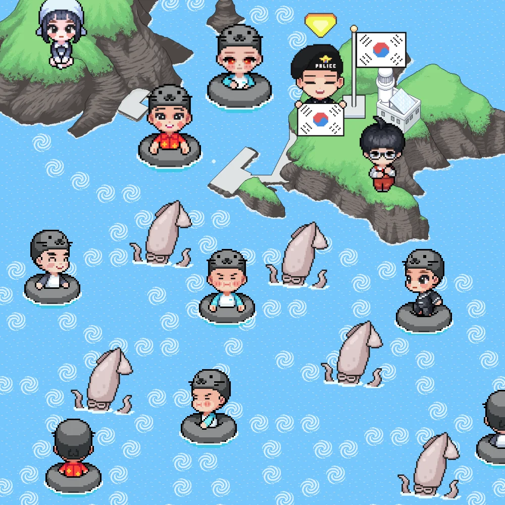 젭 퀴즈 신규 맵 독도에 전하다 독도 계기교육