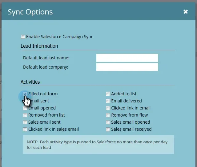 Adobe Marketo Engage CRM Sync