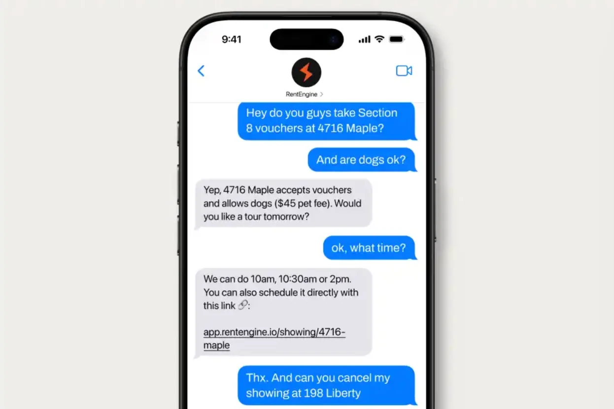 RentEngine Text AI had a significant upgrade. 