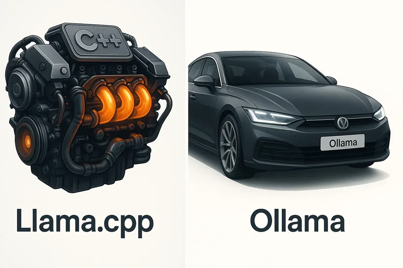 Llama.cpp and Ollama comparison