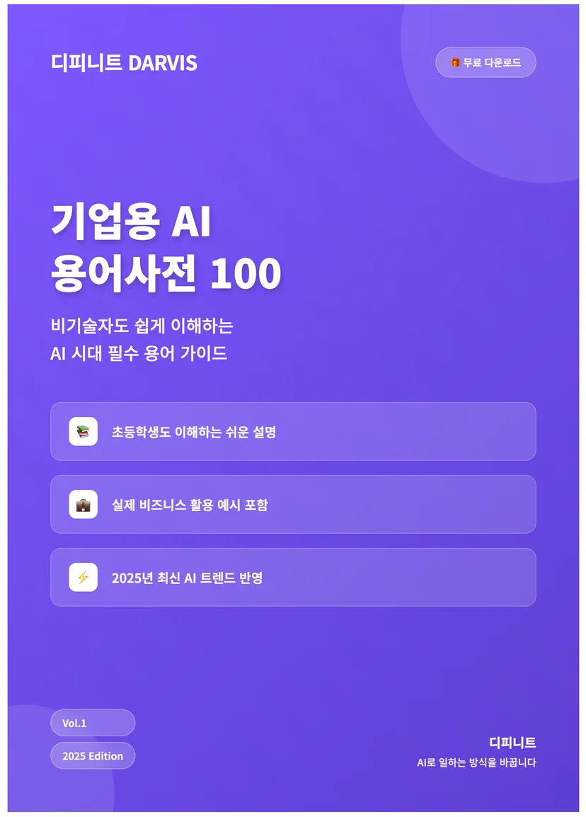 디피니트 기업용 AI 용어사전 100.