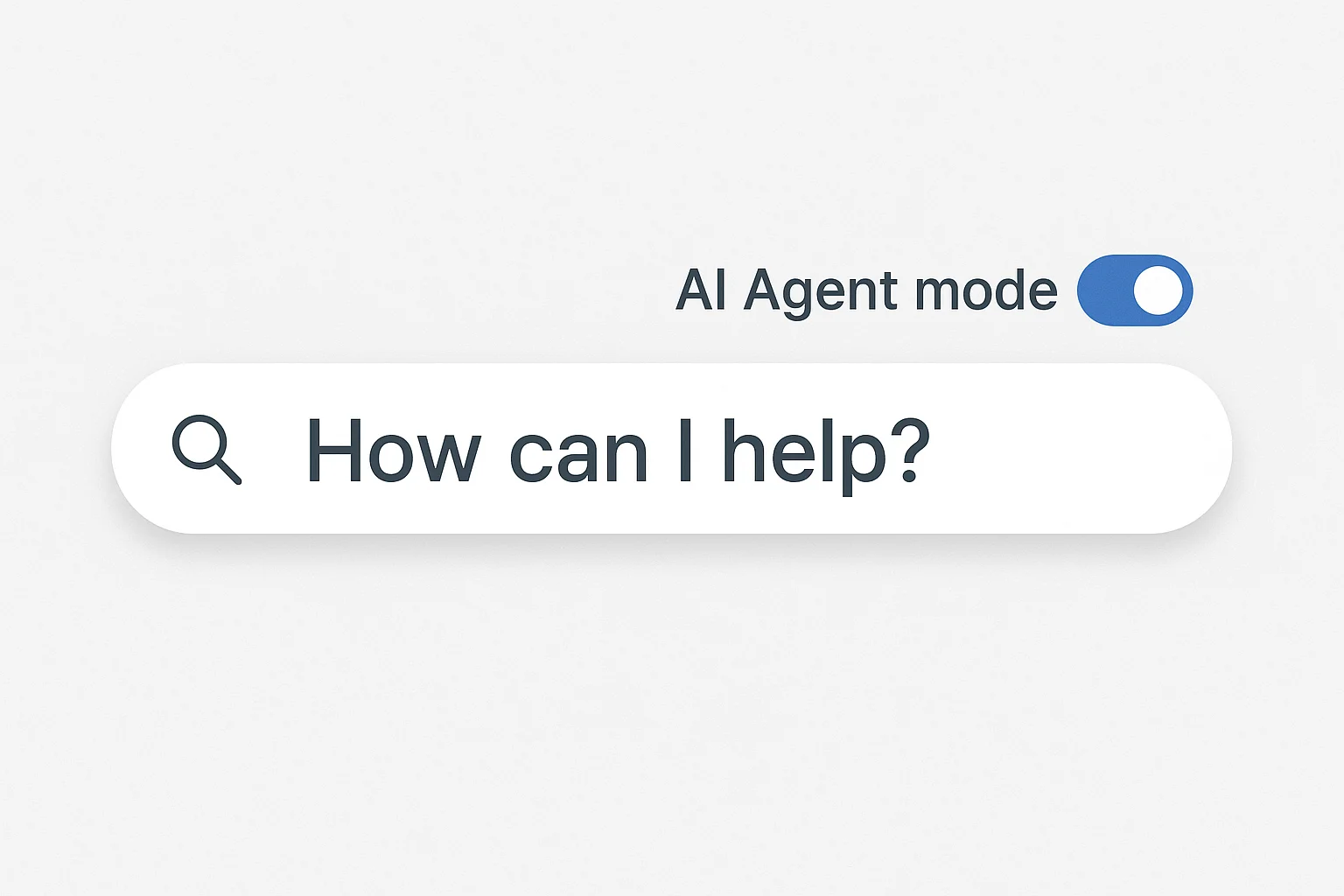 AI 에이전트 모드의 웹 브라우저 검색창, Web browser with AI agent mode