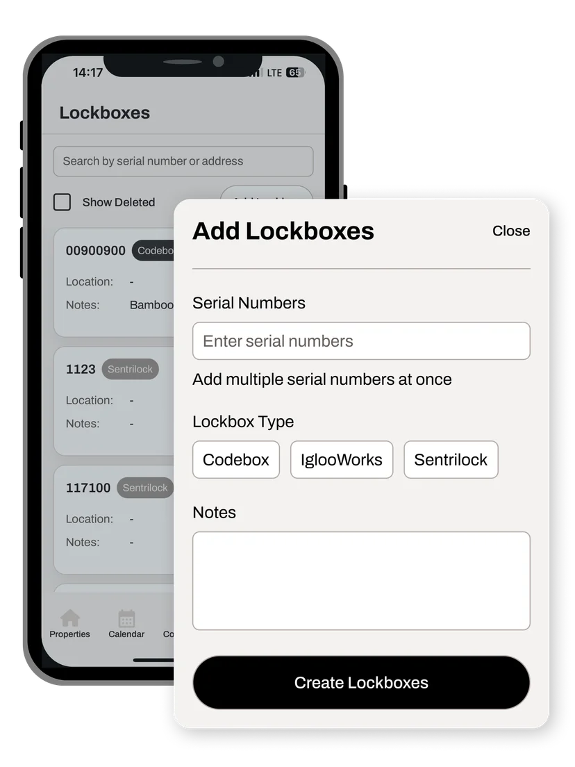 Manage your lockboxes on the go with the RentEngine app