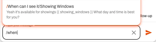 Snippets are updated to show live availability. 