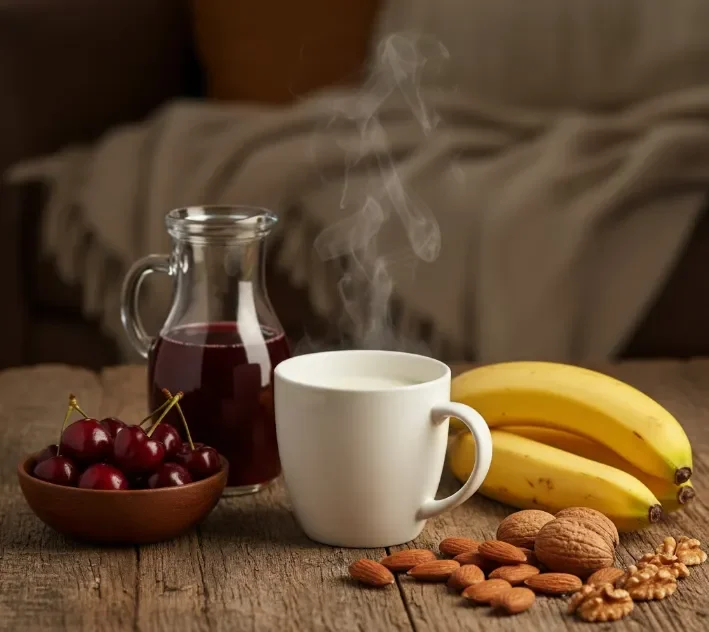 불면증에 좋은 음식 차 과일