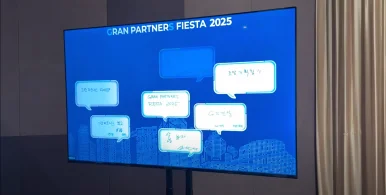 GS건설 B2B파트너스 행사와 함께한 투명 전자 방명록