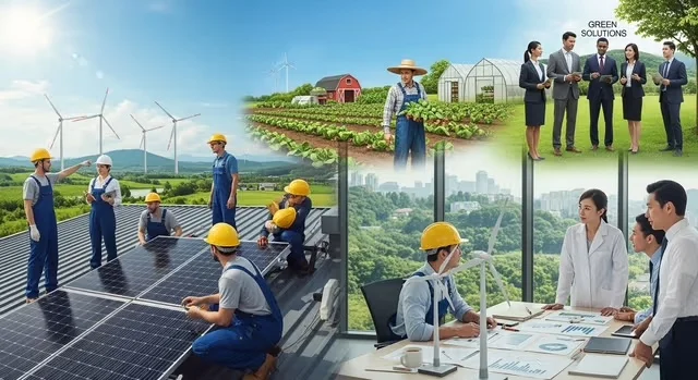 부천국제판타스틱영화제 AI 영상 교육 SDGs 실천 교실에서 만든 지속가능발전 주제 콘텐츠 콜라주