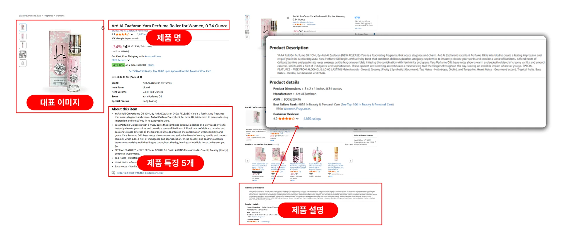 아마존 A+ 콘텐츠 미적용 이미지