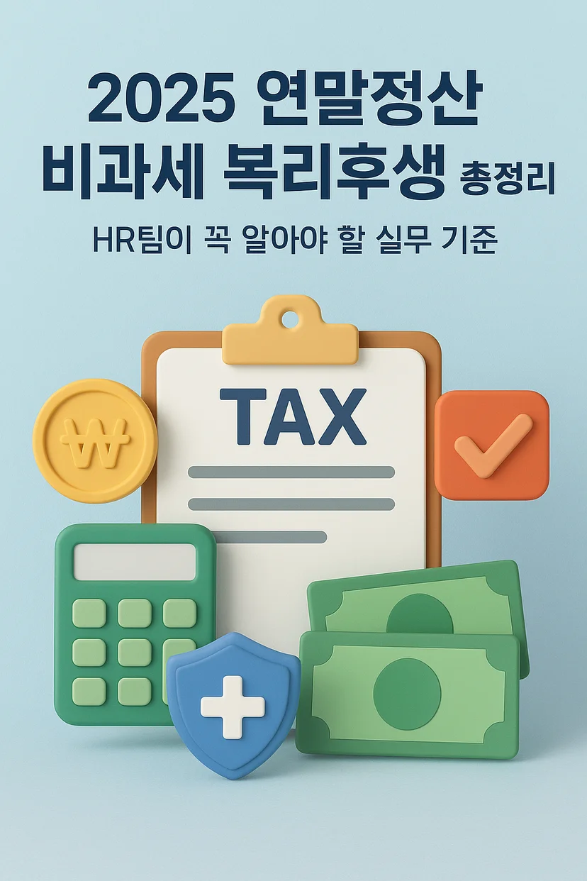 2025 연말정산 비과세 복리후생