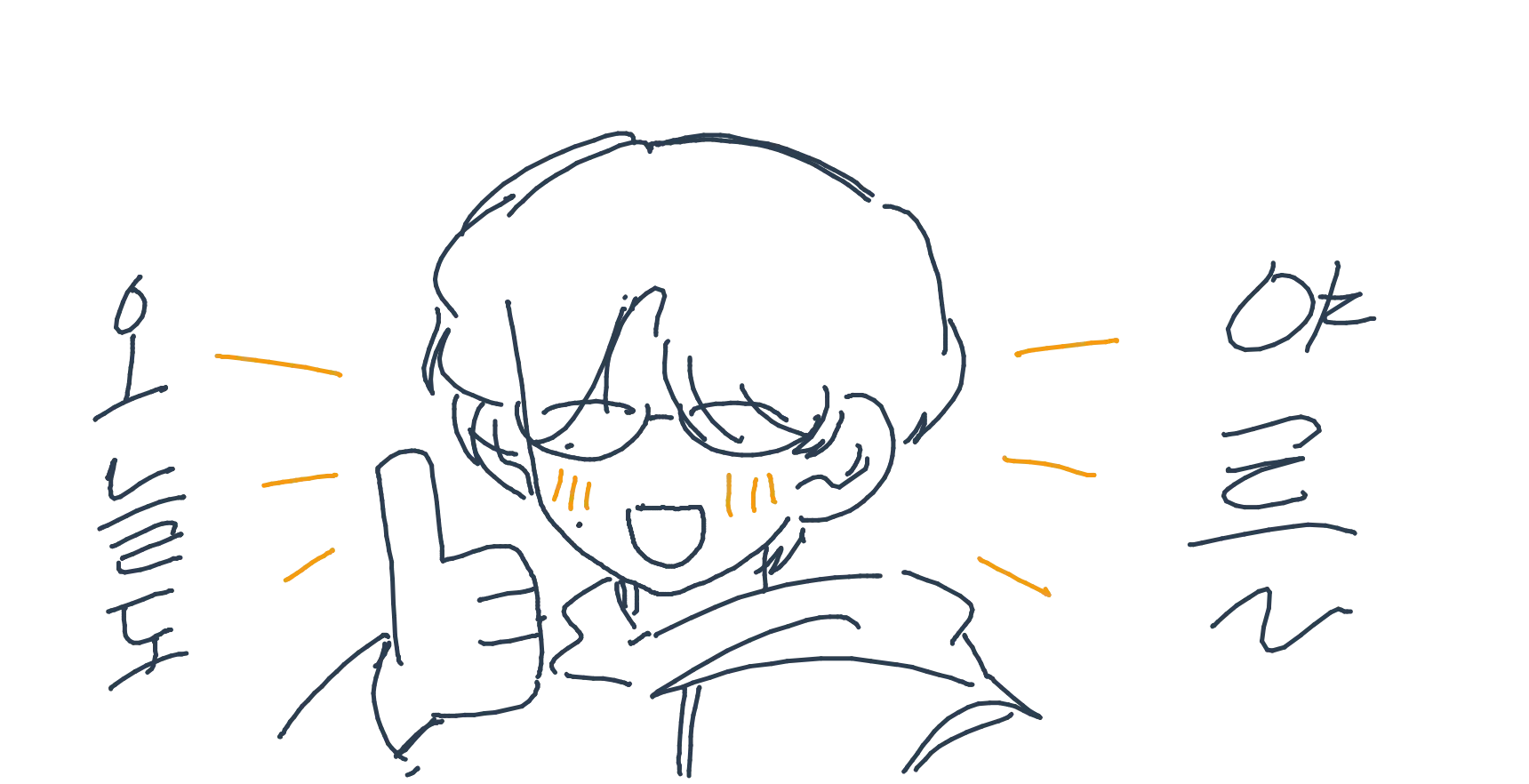 전자 방명록에 남겨진 다양한 서명들