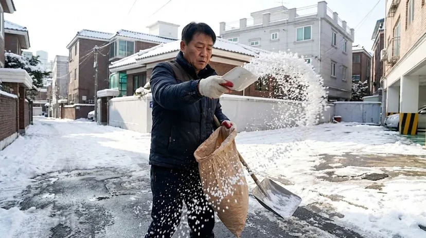 염화칼슘 함량별 차이