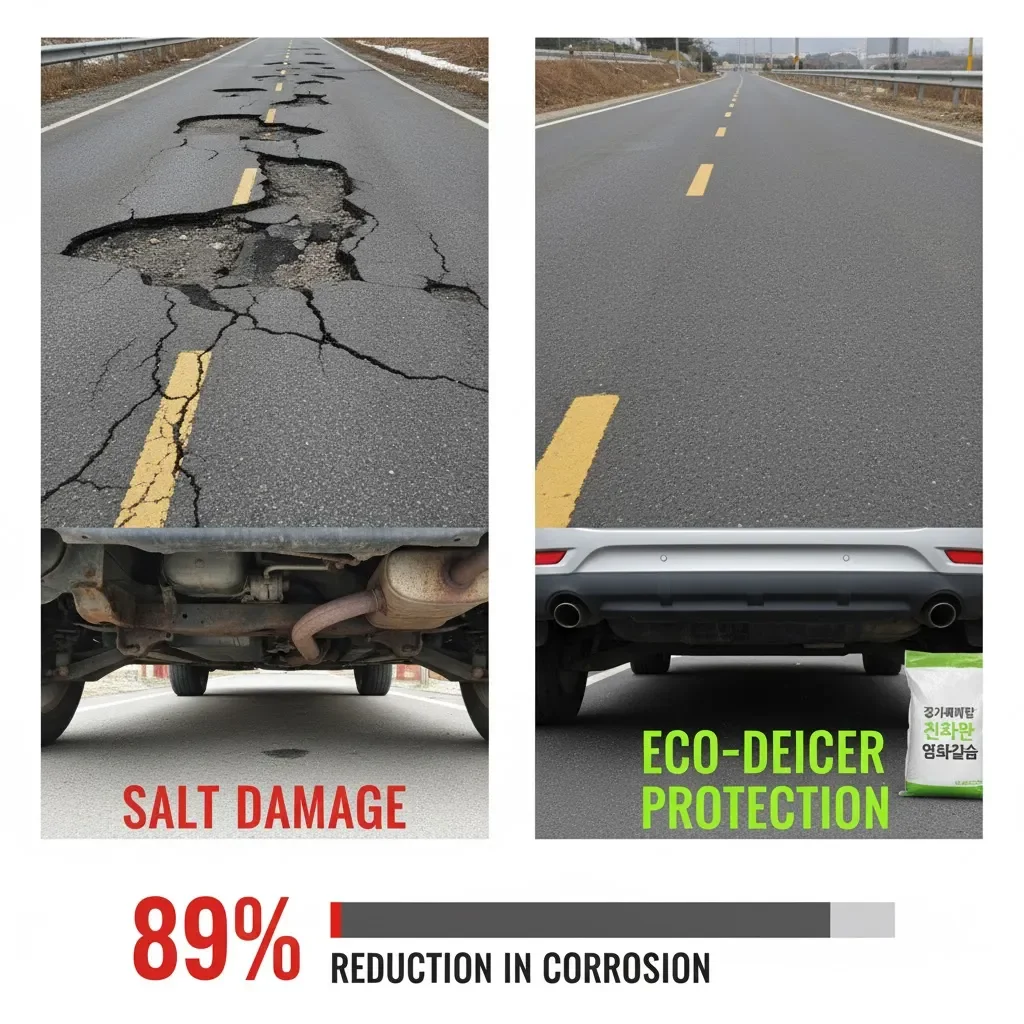 운동장 잔디 제설제 염화칼슘 천일염