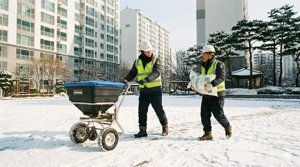 친환경 염화칼슘 제설제 - 경기케미칼 