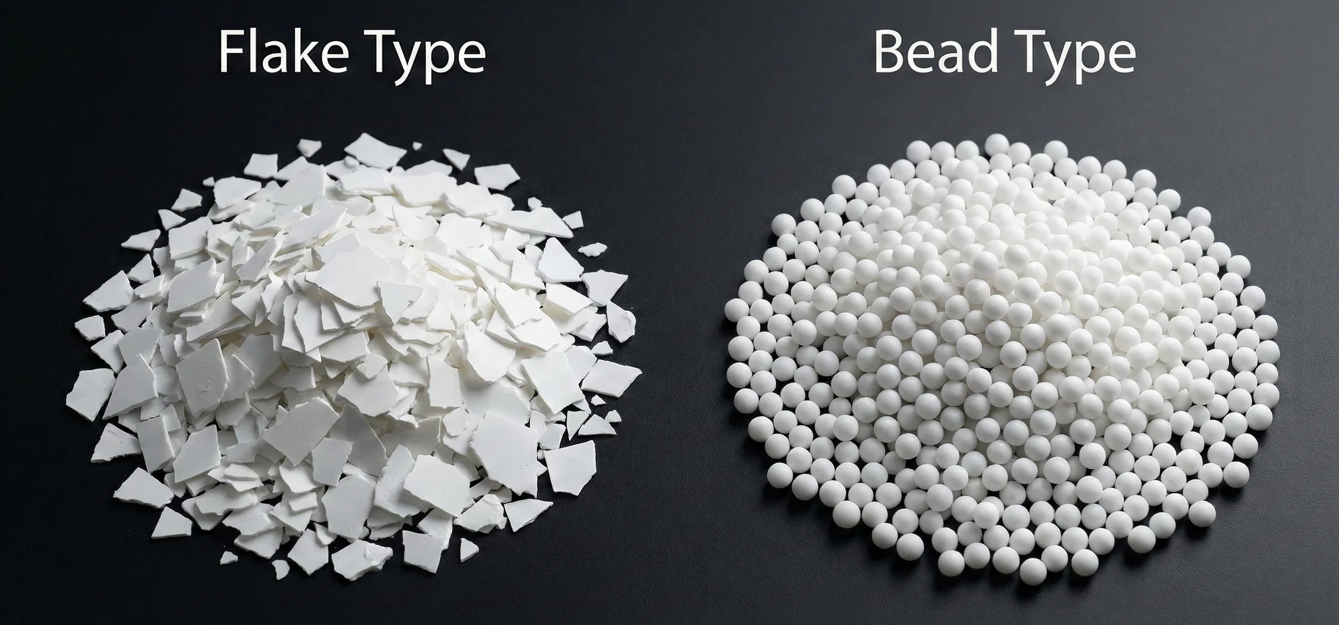 제설제 플레이크 비드 타입 비교 차이