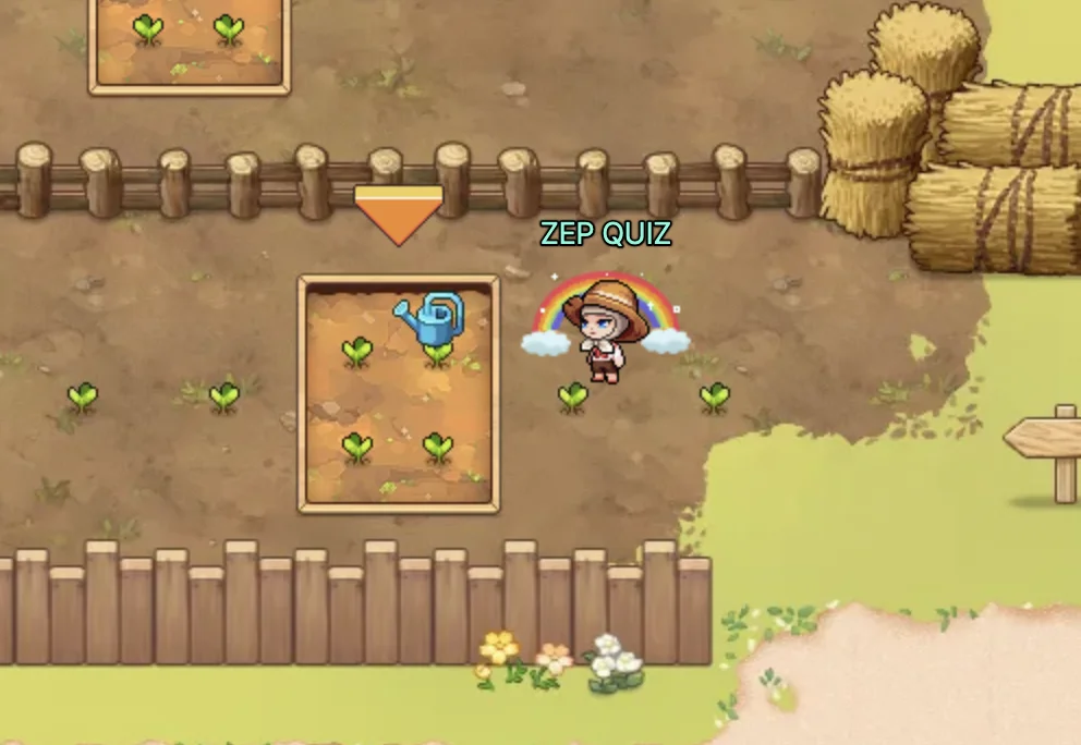 젭 퀴즈 선생님 아바타 강조 방법