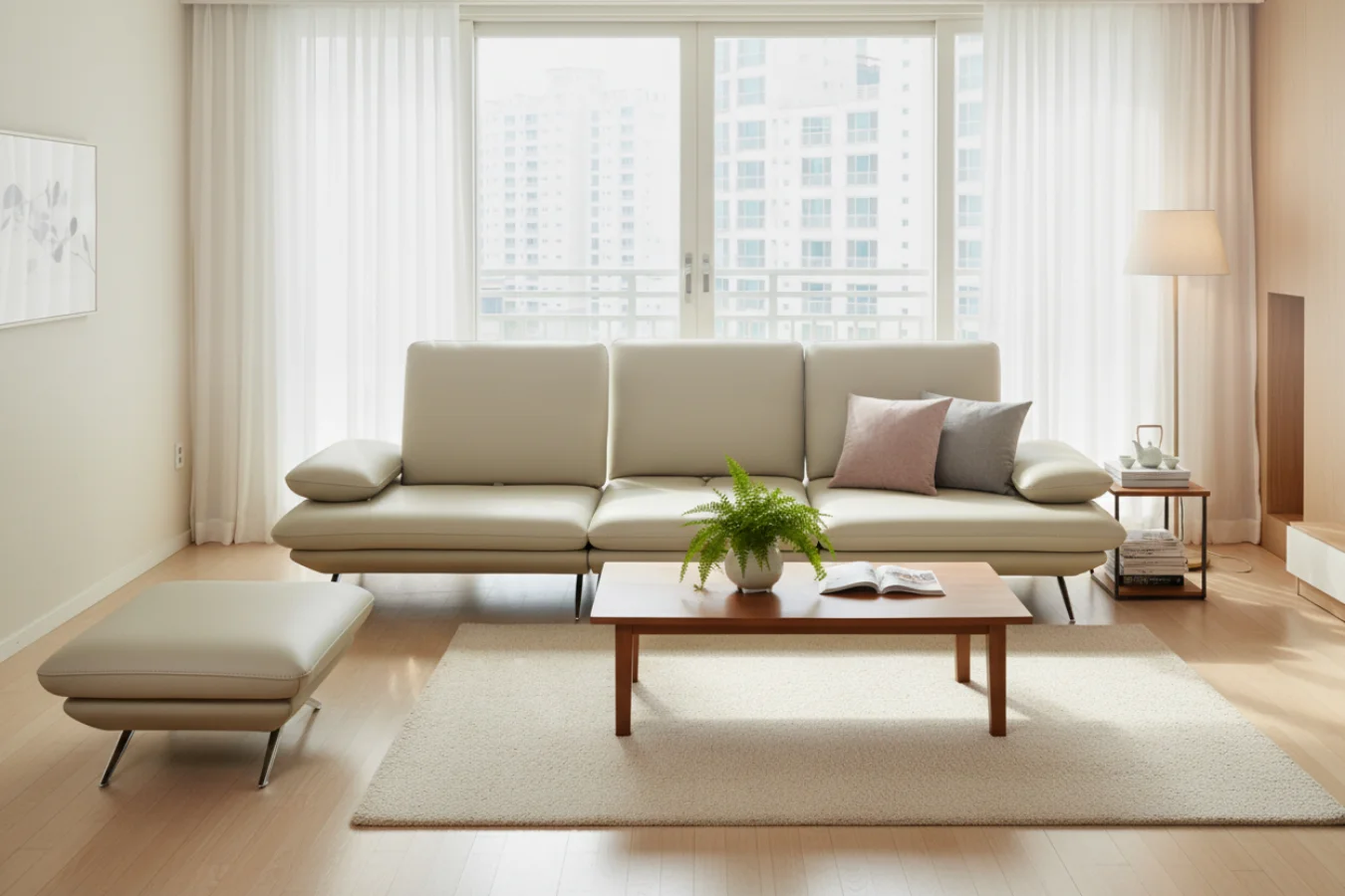 세라티 카타니아 4인 스윙 모듈 소파