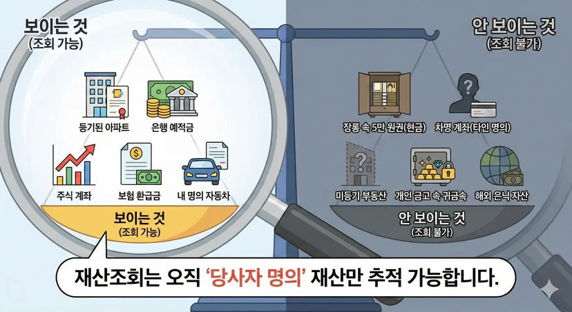 배우자 재산조회