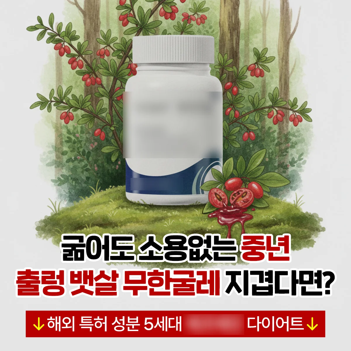 여성 다이어트 식품 광고