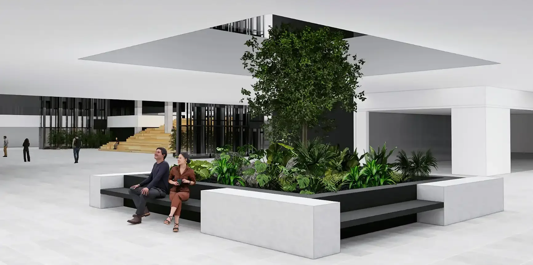 3D스케치업으로 기획된 에코피플 조경디자인 안