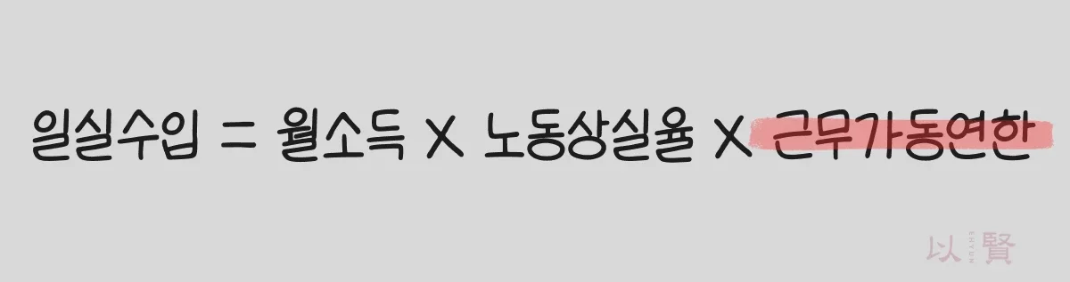 근무가동연한 계산