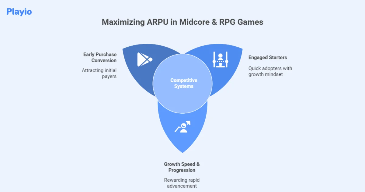 maximizing ARPU in midcore & RPG  games