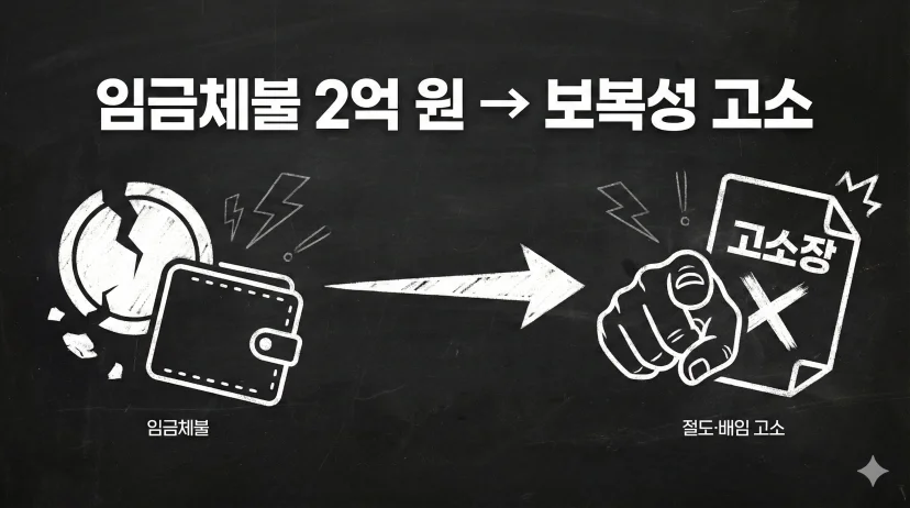 임금체불 고소 이미지 1